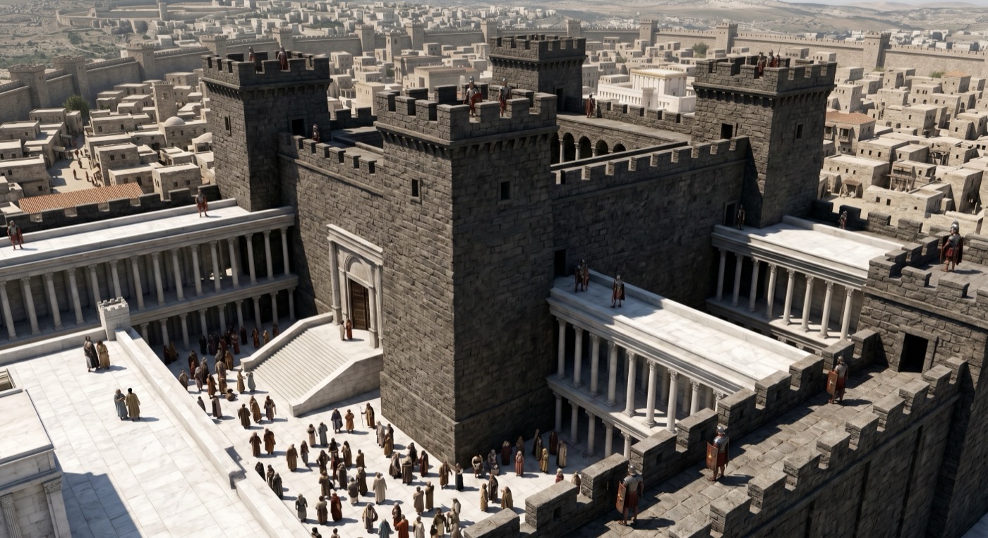4. La Fortaleza Antonia (El Ala Militar)