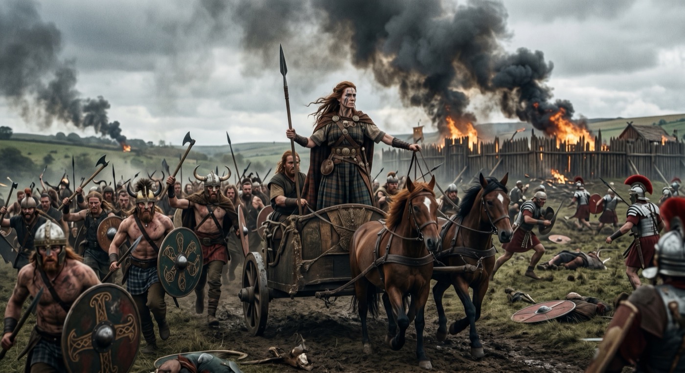 1. La Revuelta de Boudica en Britania (60-61 d.C.)